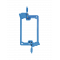 BestMounts - Low Voltage Mounting Bracket 1 Gang Multipurpose Drywall Mounting Wall Plate Bracket – ( 288 Pack - BLUE)